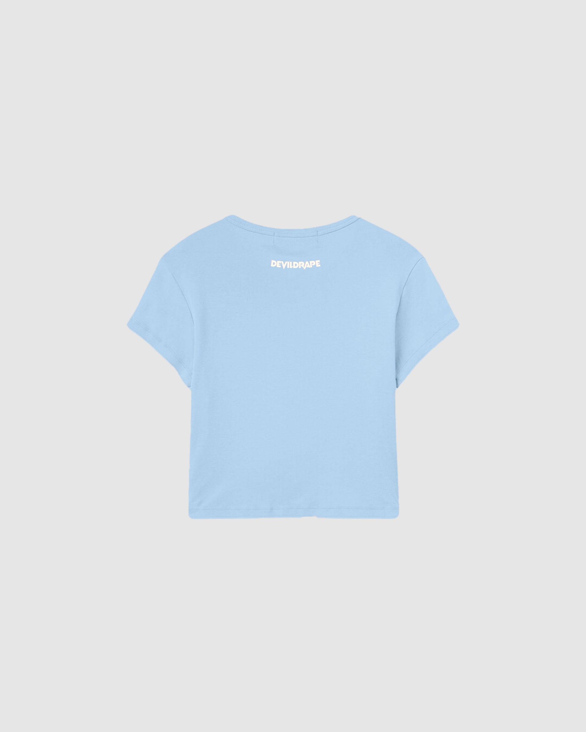 DEVILDRAPE WOMAN BABY BLUE T-SHIRT BREATH