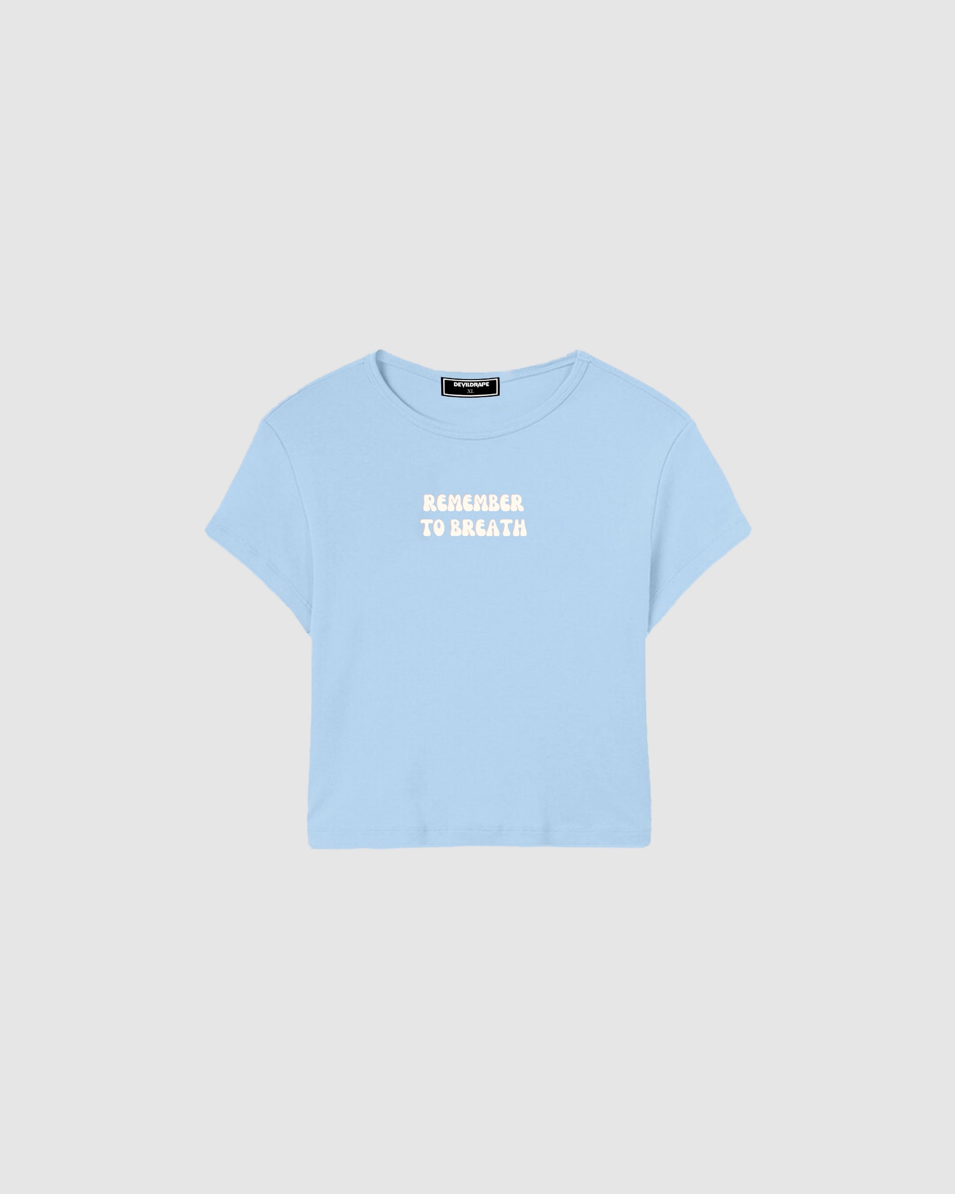 DEVILDRAPE DONNA T-SHIRT BREATH BABY BLUE