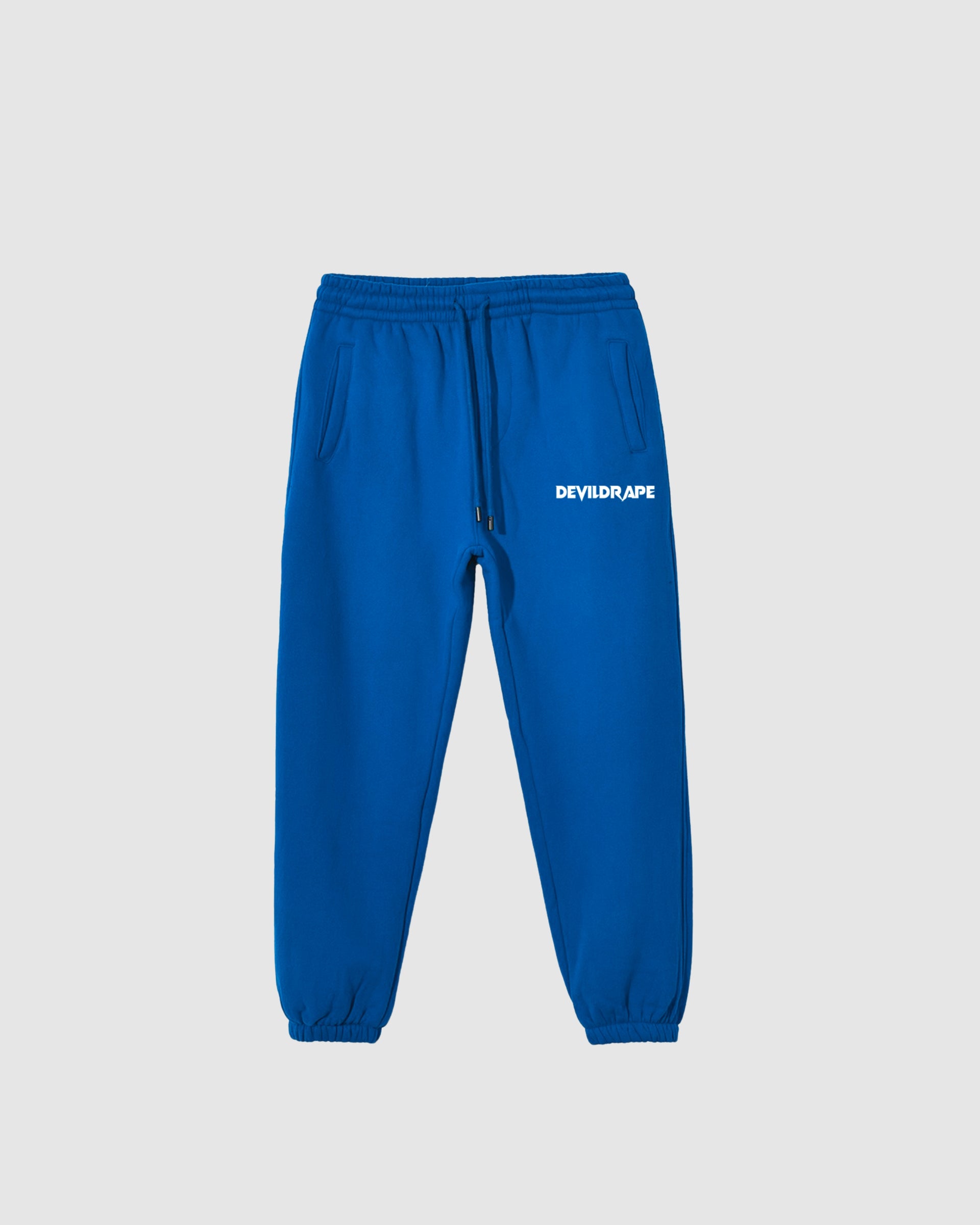 DEVILDRAPE UNISEX SWEATPANTS ESSENTIAL BLU