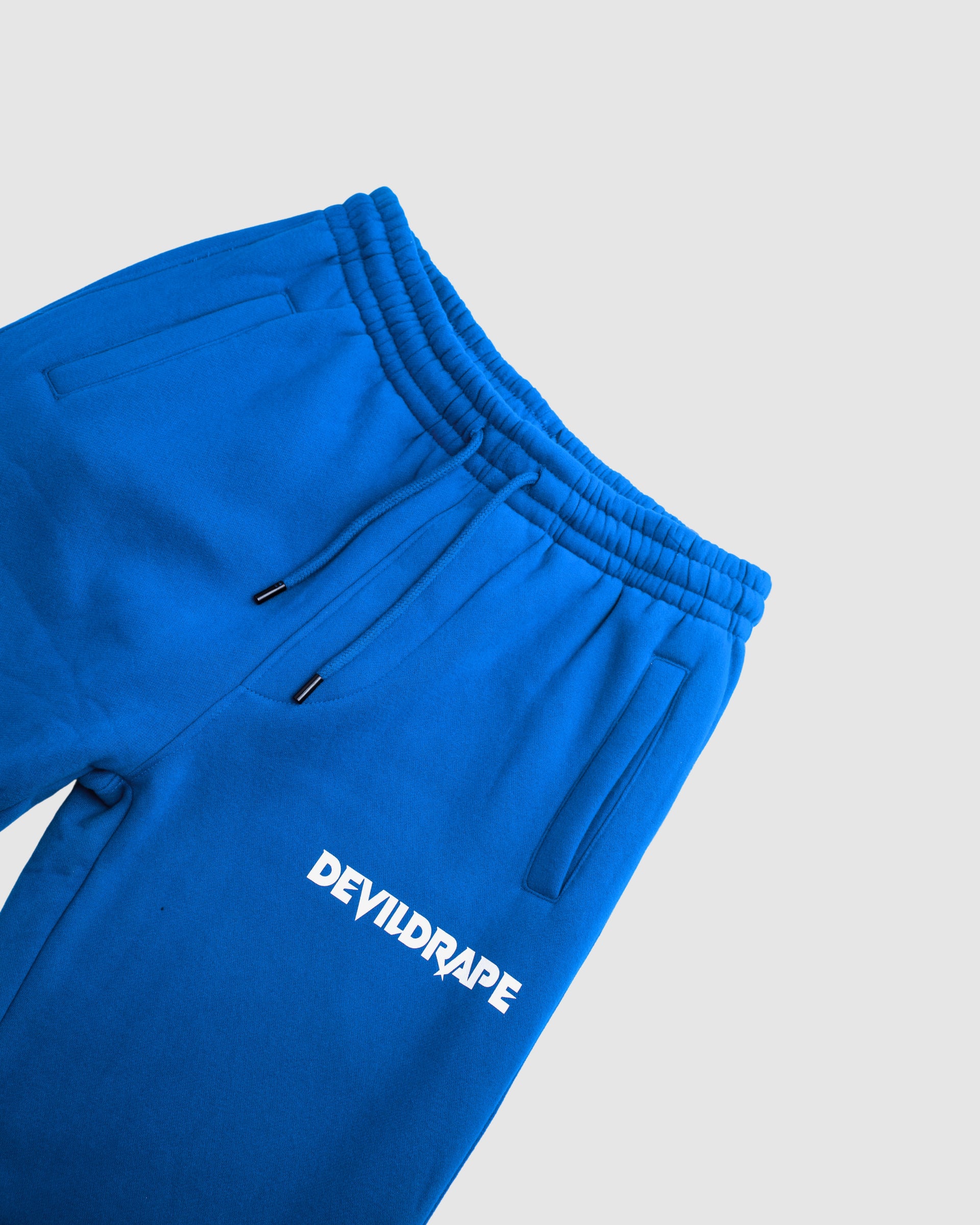 DEVILDRAPE UNISEX BLUE SWEATPANTS ESSENTIAL