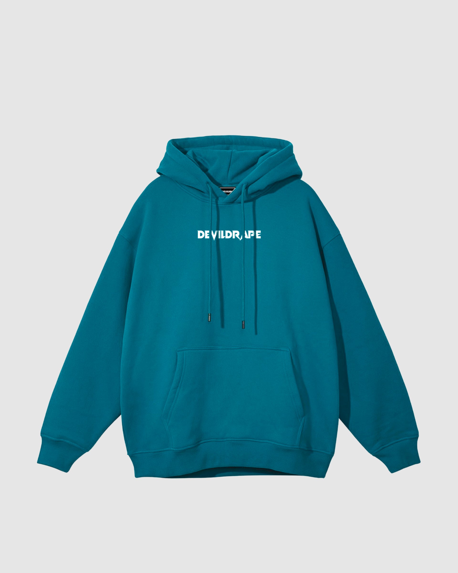 DEVILDRAPE UNISEX OVERSIZE HOODIE ESSENTIAL VERDE