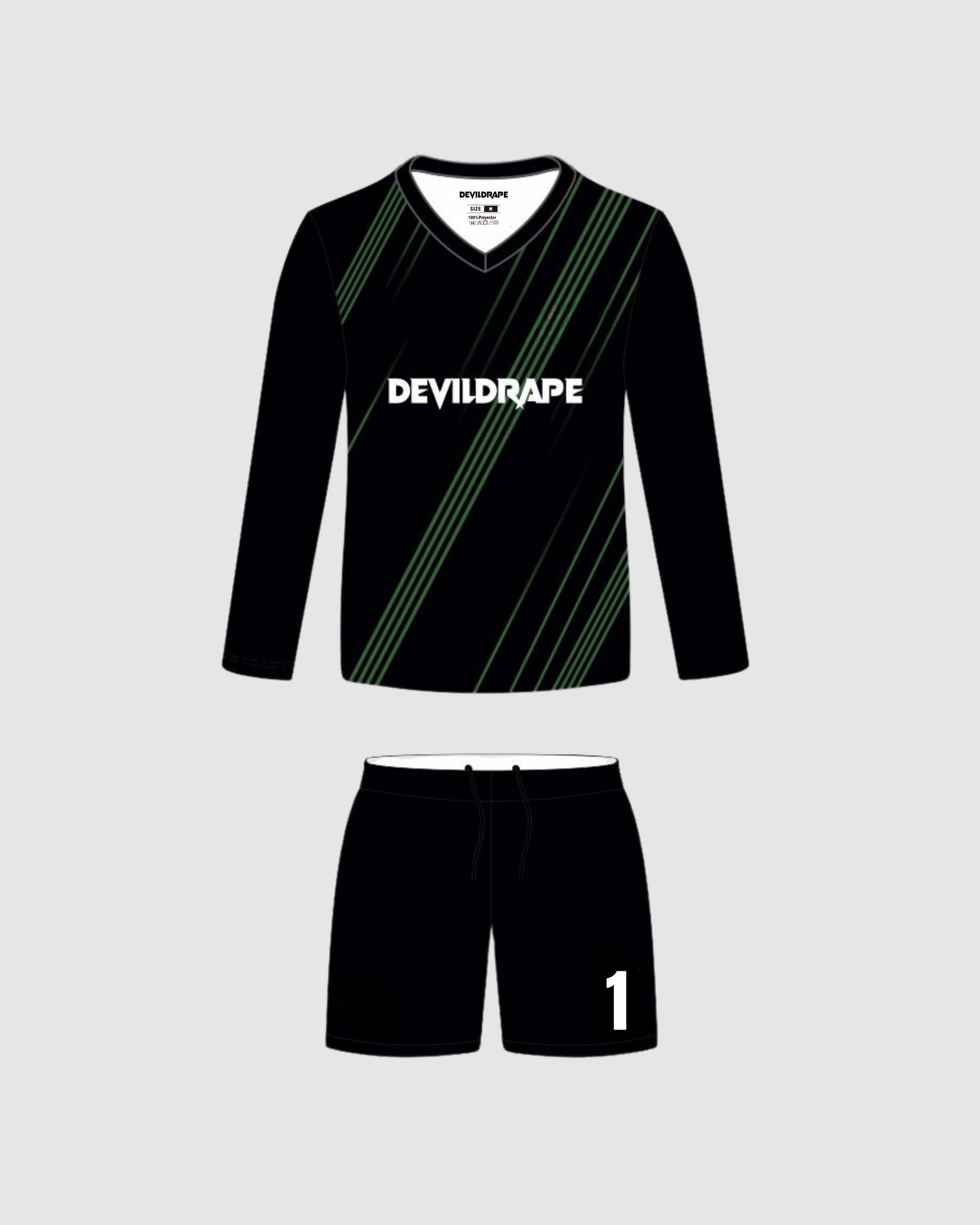 DEVILDRAPE SOCCER GOALKEEPER UNIFORM KIT