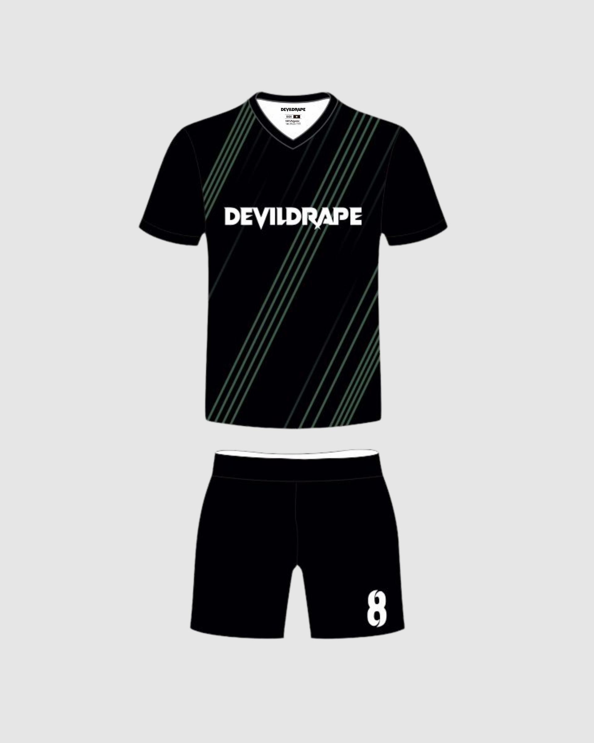 DEVILDRAPE SOCCER UNIFORM KIT