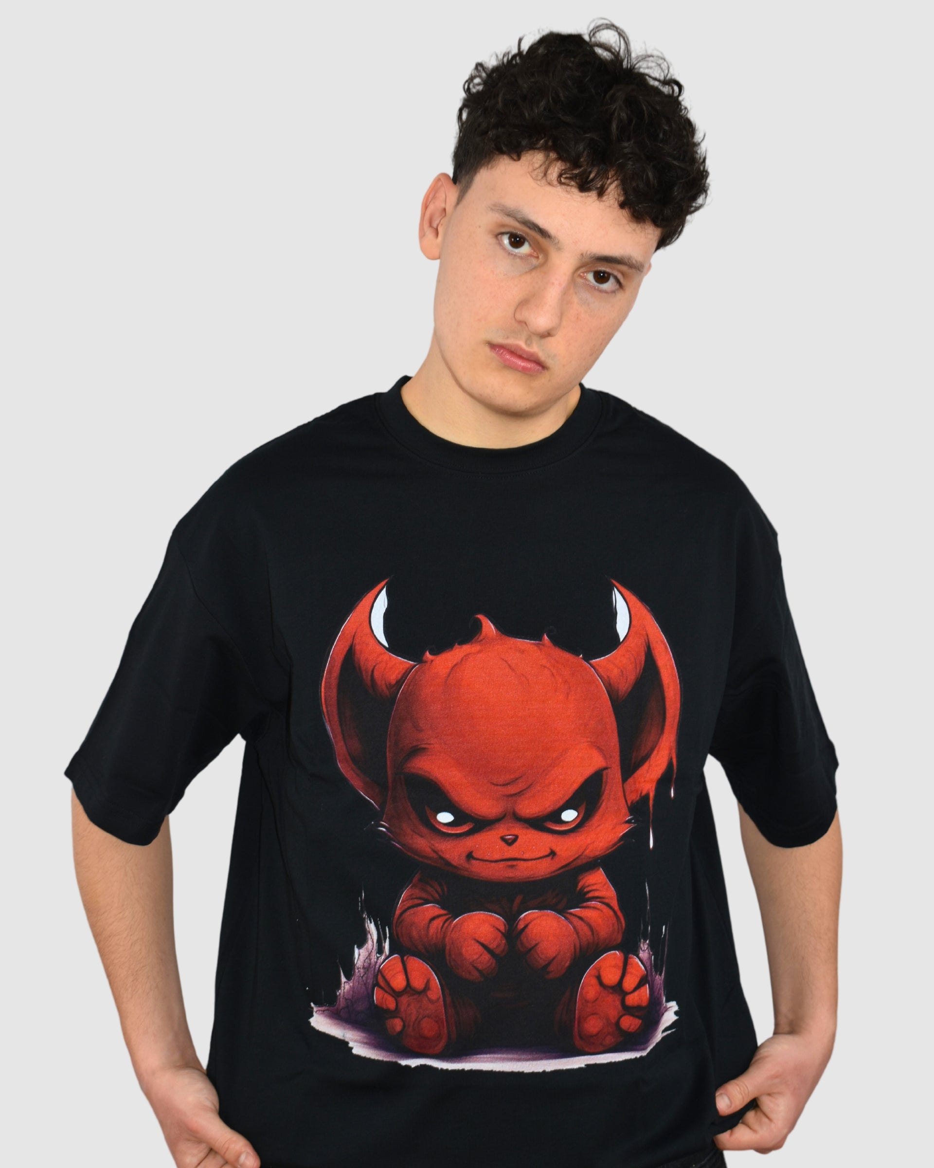 DEVILDRAPE UNISEX OVERSIZE T-SHIRT DEMON NERA